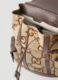Men Gucci Backpacks^Jumbo Gg Backpack