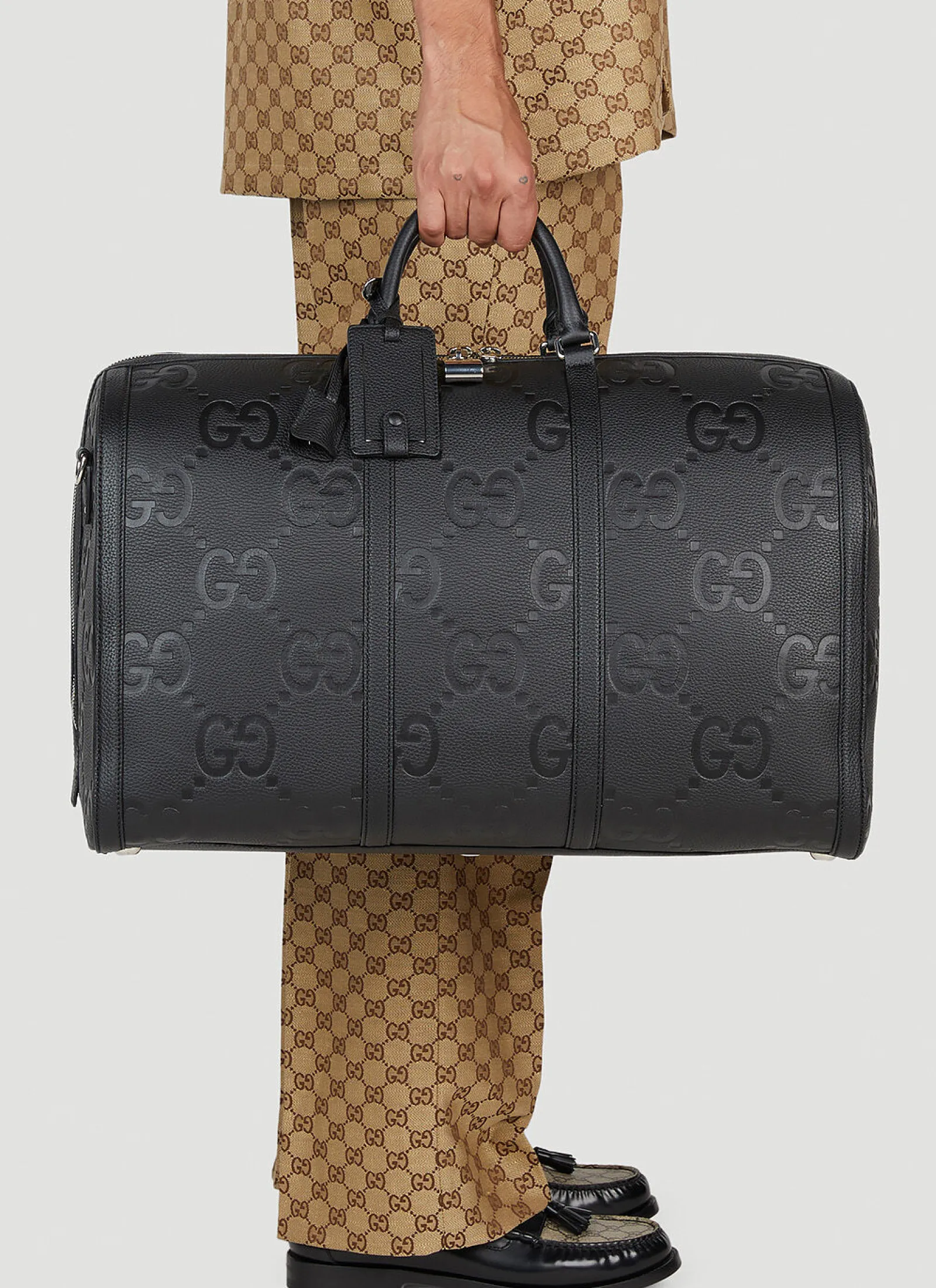 Men Gucci Weekend Bags^Jumbo Gg Large Duffle Bag