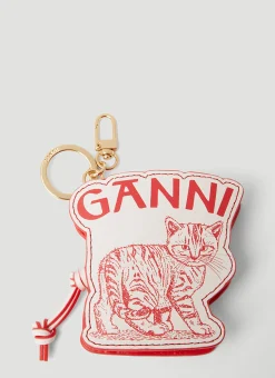 Men GANNI Keyrings^Kitten Coin Purse Keyring