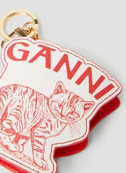 Men GANNI Keyrings^Kitten Coin Purse Keyring