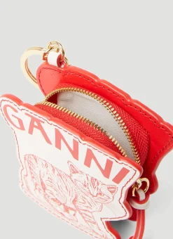 Men GANNI Keyrings^Kitten Coin Purse Keyring