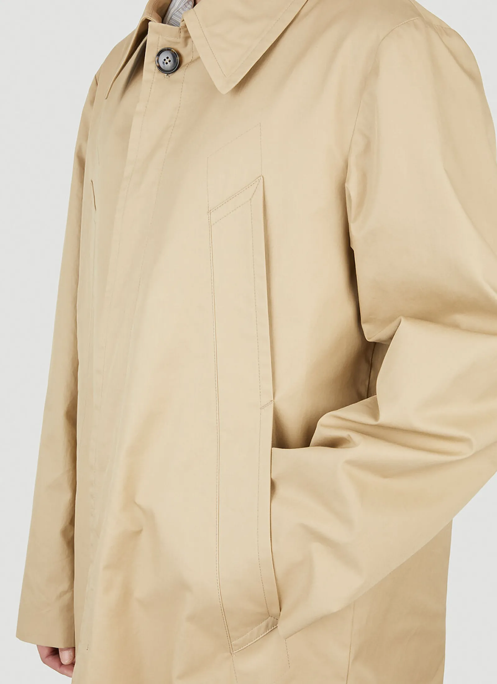 Men MM6 Maison Margiela Coats^Knee Length Trench Coat