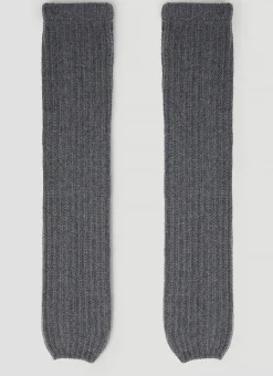 Men Gucci Socks^Knit Cashmere Leg Warmers
