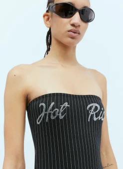 Knit Crystal Embellished Bodysuit>AVAVAV Outlet