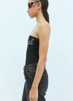 Knit Crystal Embellished Bodysuit>AVAVAV Outlet