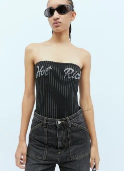 Knit Crystal Embellished Bodysuit></noscript>AVAVAV Outlet