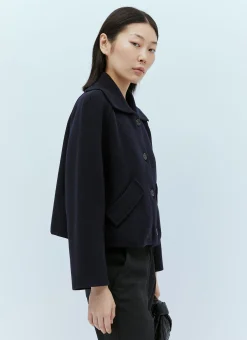 Knit Four Bar Cropped Coat>Thom Browne Hot