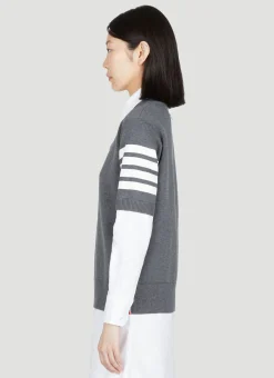 Knit Jumper-Dress With Built-In Shirt><noscript><img width=