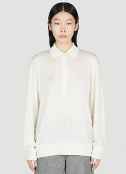 Knit Polo Shirt>TOTEME Clearance