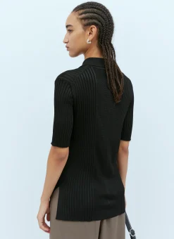 Knit Polo Shirt></noscript>Jil Sander Online