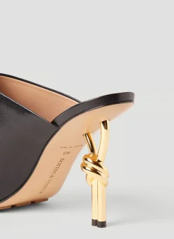 Knot High Heel Mules><noscript><img width=