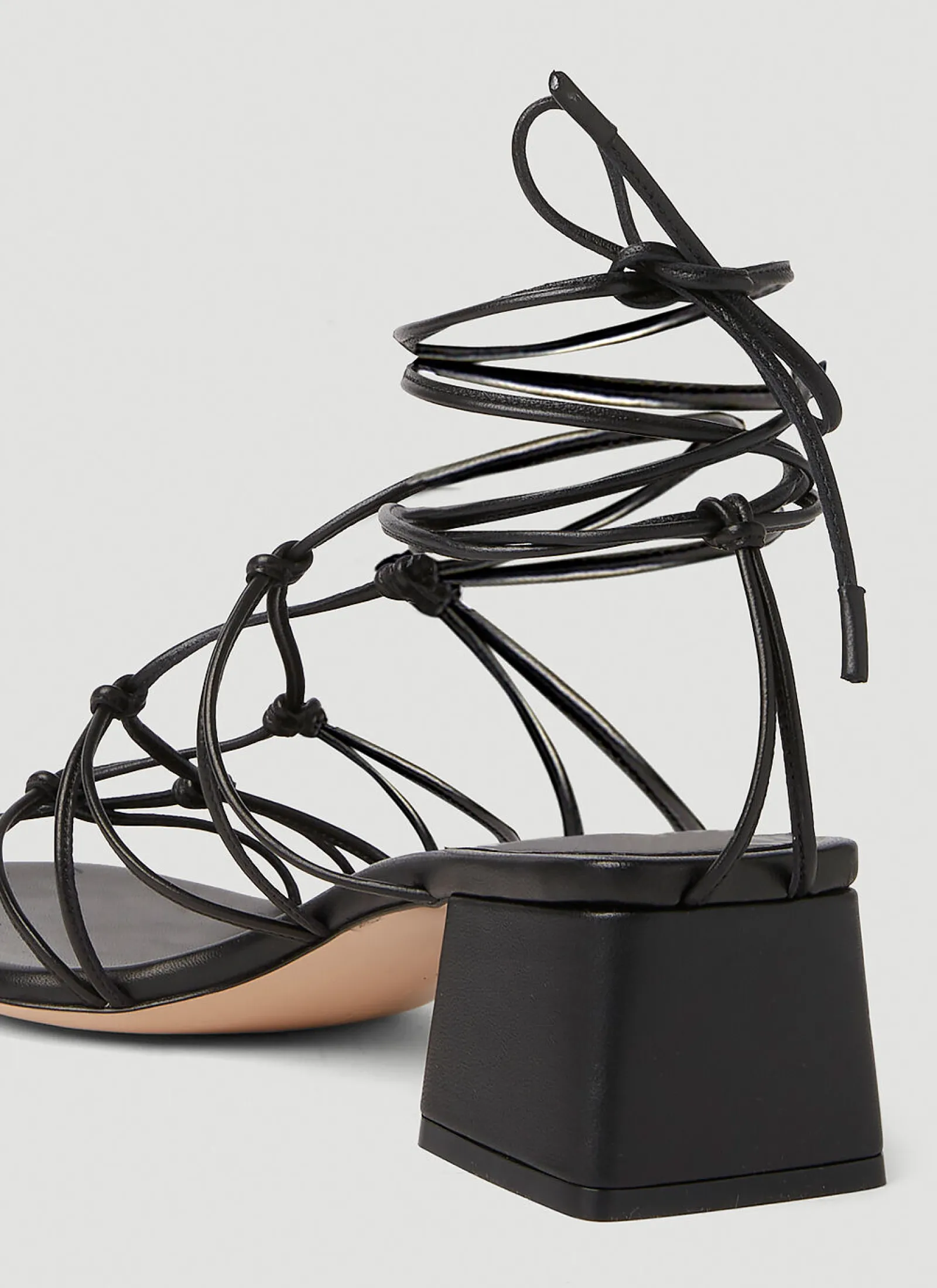 Knot Strap Heeled Sandals>Gianvito Rossi