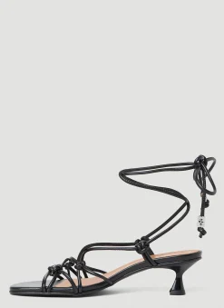 Knots Kitten Heel Sandals></noscript>GANNI Hot