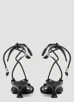 Knots Kitten Heel Sandals></noscript>GANNI Hot