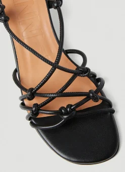 Knots Kitten Heel Sandals></noscript>GANNI Hot