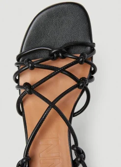 Knots Kitten Heel Sandals></noscript>GANNI Hot