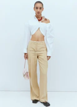 La Chemise Galliga Crop Shirt>Jacquemus Best