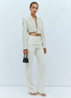 La Veste Bahia Courte Blazer>Jacquemus Discount
