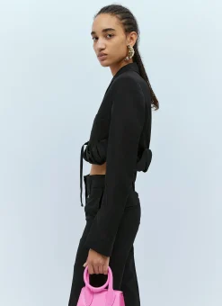 La Veste Croissant Crop Blazer></noscript>Jacquemus Online