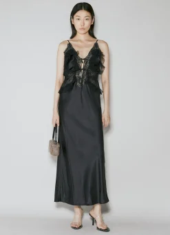 Lace Combo Midi Dress>Alexander Wang Sale