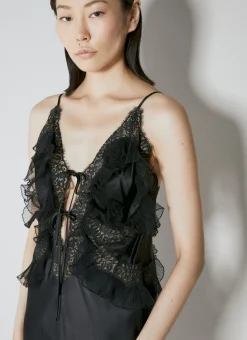 Lace Combo Midi Dress>Alexander Wang Sale