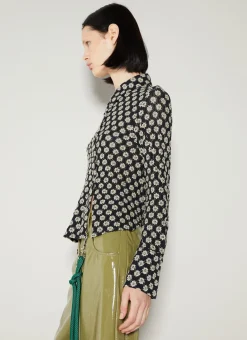 Lace Twisted Shirt><noscript><img width=