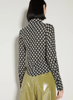 Lace Twisted Shirt><noscript><img width=