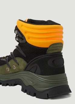 Men Gucci Boots^Lace-Up Hiking Boots