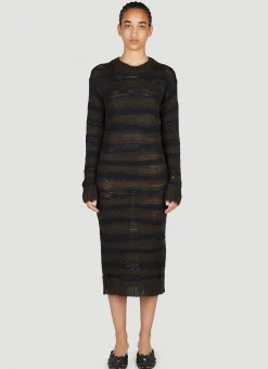 Ladder Knit Midi Dress>Acne Studios Online