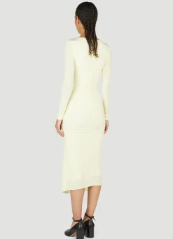 Laly Ruched Semi-Sheer Dress></noscript>Isabel Marant