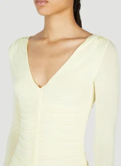 Laly Ruched Semi-Sheer Dress></noscript>Isabel Marant