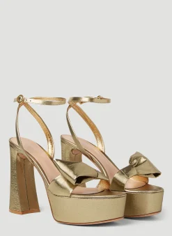 Lame Platform Sandals>Gianvito Rossi Outlet
