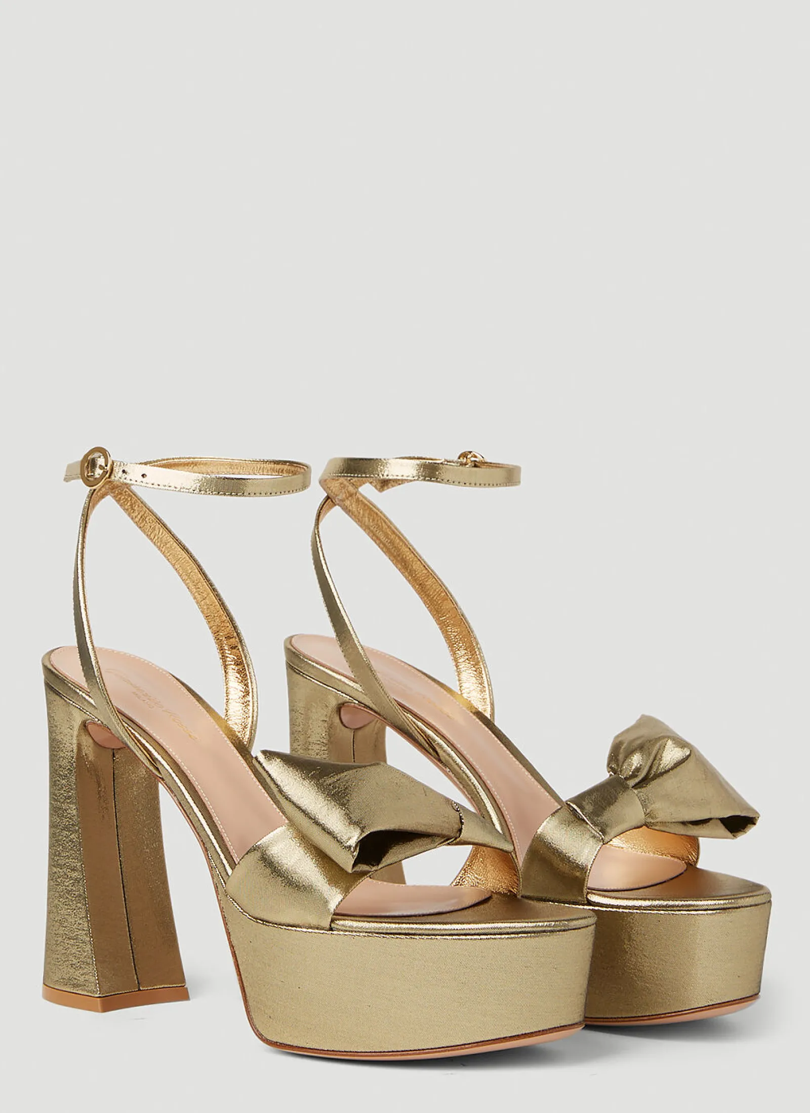 Lame Platform Sandals>Gianvito Rossi Outlet