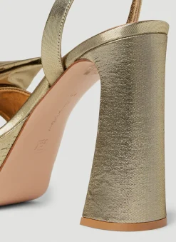 Lame Platform Sandals><noscript><img width=