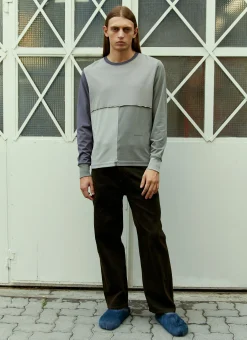 Men Eckhaus Latta T-Shirts^Lapped Long Sleeve T-Shirt