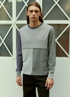 Men Eckhaus Latta T-Shirts^Lapped Long Sleeve T-Shirt