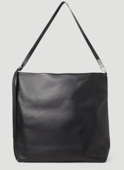 Men Rick Owens Tote Bags^Large Leather Tote Bag