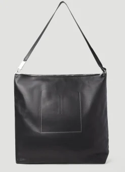 Men Rick Owens Tote Bags^Large Leather Tote Bag