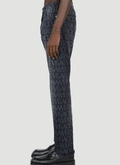 Men Versace Jeans^Laser Logo Print Jeans