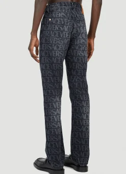 Men Versace Jeans^Laser Logo Print Jeans