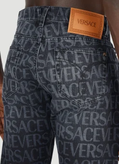 Men Versace Jeans^Laser Logo Print Jeans