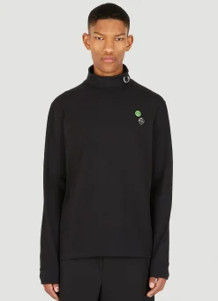 Men Raf Simons x Fred Perry Tops^Laurel Wreath Roll Neck Top