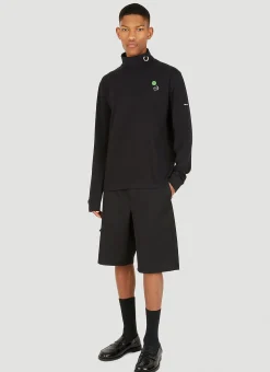 Men Raf Simons x Fred Perry Tops^Laurel Wreath Roll Neck Top