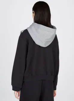 Layered Hooded Sweatshirt></noscript>MM6 Maison Margiela
