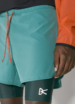 Men District Vision Shorts^Layered Pocketed Trail Shorts