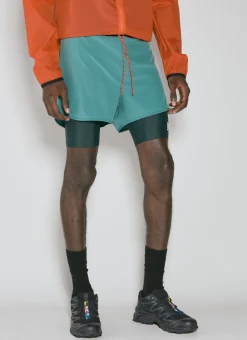 Men District Vision Shorts^Layered Pocketed Trail Shorts