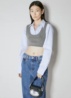 Layered Poplin Shirt>Alexander Wang Clearance