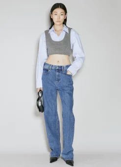 Layered Poplin Shirt>Alexander Wang Clearance