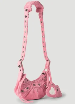 Le Cagole Xs Velour Shoulder Bag>Balenciaga Discount
