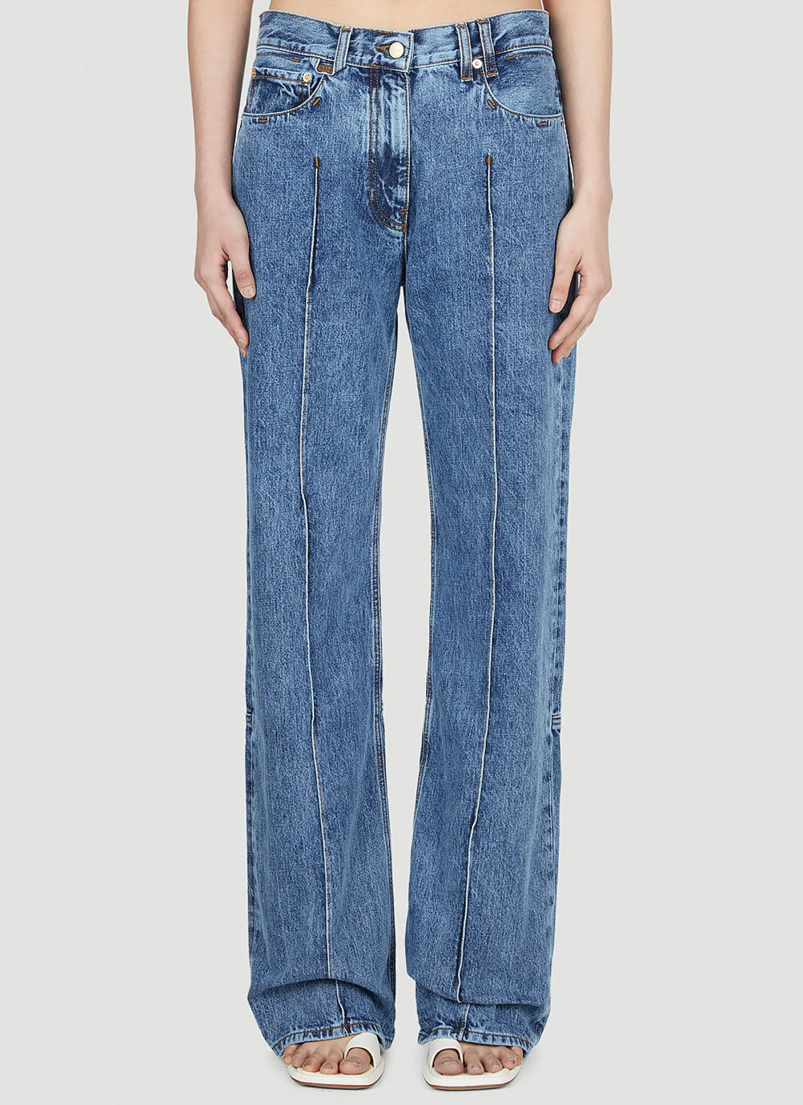 Le De Nimes Bordado Jeans>Jacquemus Online